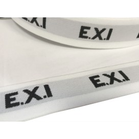 Elastique Plat  fantaisie Blanc En 4 Cm Au Mètre A Coudre  Pour Ceintures Loisirs Créatifs La Customisations.
