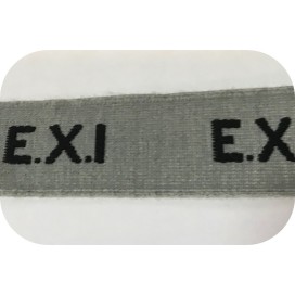 Elastique Plat  fantaisie Gris En 4 Cm Au Mètre A Coudre  Pour Ceintures Loisirs Créatifs La Customisations.