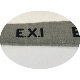 Elastique Plat  fantaisie Gris En 4 Cm Au Mètre A Coudre  Pour Ceintures Loisirs Créatifs La Customisations.