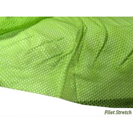 Tissu Filet Lycra au Mètre Vert Anis Couture