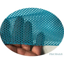 Tissu Filet Lycra au MètreTurquoise Couture