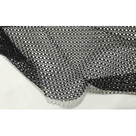 Tissu Filet Noir au Mètre Couture