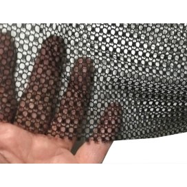 Tissu Filet Noir au Mètre Couture