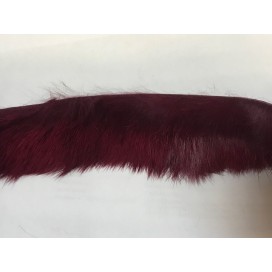 Galon Fourrure Poil de Lapin Bordeaux Au mètre