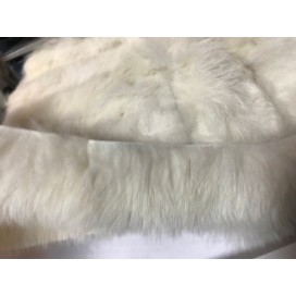 Galon Fourrure Poil de Lapin Ecru Au mètre