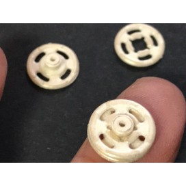 Bouton Pressions Plastique Blanc A Coudre