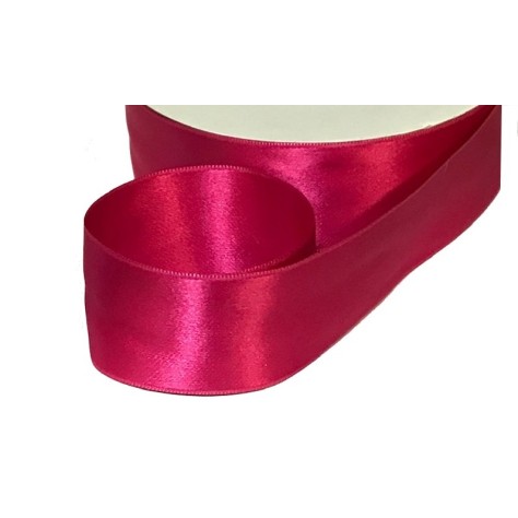 Ruban Satin Fuschia Large Au Mètre Double Face A Coudre Pour La Décoration Et Loisirs Créatifs
