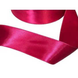 Ruban Satin Fuschia Large Au Mètre Double Face A Coudre Pour La Décoration Et Loisirs Créatifs