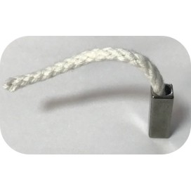 Arret Embout De Cordon en mètal gris , Arrêts Stop Pour Cordon