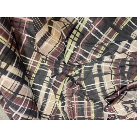 Tissu Résille Imprimée Extensible au Mètre