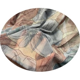 Tissu Résille Imprimée Extensible au Mètre