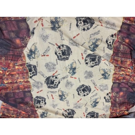 Résille Tulle Imprimée Extensible au Mètre