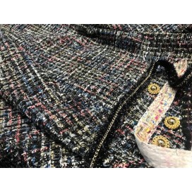 Tissu Style "Chanel" Tweed Au Mètre  Haute  Couture.