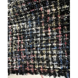 Tissu Style "Chanel" Tweed Au Mètre  Haute  Couture.