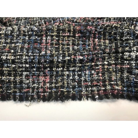 Tissu Style "Chanel" Tweed Au Mètre  Haute  Couture.