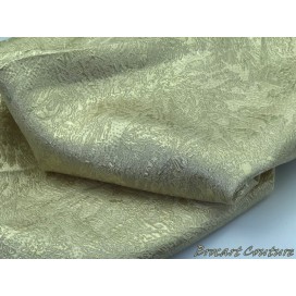 Tissu Brocart Au Mètre Couture Doré Or Pour Robes, Tailleurs Et Caftans