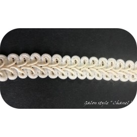 Galon Style "Chanel" Au Mètre  Ivoire Au Mètre Couture