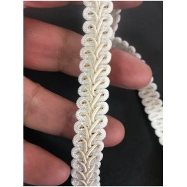 Galon Style "Chanel" Au Mètre  Ivoire Au Mètre Couture