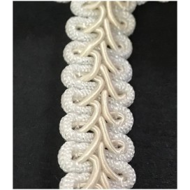 Galon Style "Chanel" Au Mètre  Ivoire Au Mètre Couture