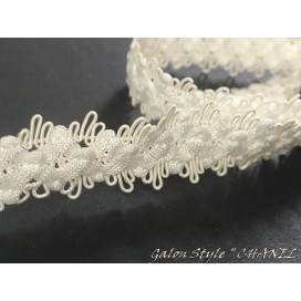Galon Style "Chanel" Au Mètre  Ivoire Au Mètre En 20 mm Couture