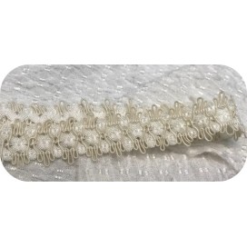 Galon Style "Chanel" Au Mètre  Ivoire Au Mètre En 20 mm Couture