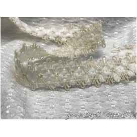 Galon Style "Chanel" Au Mètre  Ivoire Au Mètre En 20 mm Couture