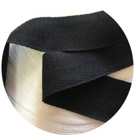 Ruban Sergé Blanc Coton Au Mètre En Grande Largeur De 4 Cm  A Coudre Pour Loisirs Créatifs Et Décorations.