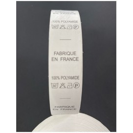 Etiquettes De Vêtements " 100 % Polyamide " x  Par 800 Pièces A Coudre De Composition Textile , Contexture.