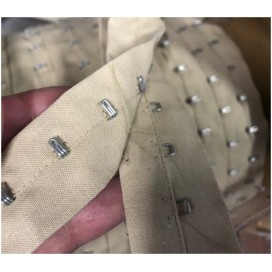 Bande Agrafes Au Mètre Noir En Tissu A Coudre, PourAgrafages corsets, Lingerie Et Loisirs créatifs.