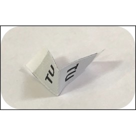 Etiquette De Vêtements Blanches " Tailles Unique " Par 100 Pièces  Découpées A Coudre, Contexture Pour Confection.