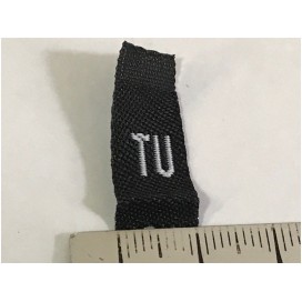 Etiquette De Vêtements Blanches " Tailles Unique " Par 100 Pièces  Découpées A Coudre, Contexture Pour Confection.