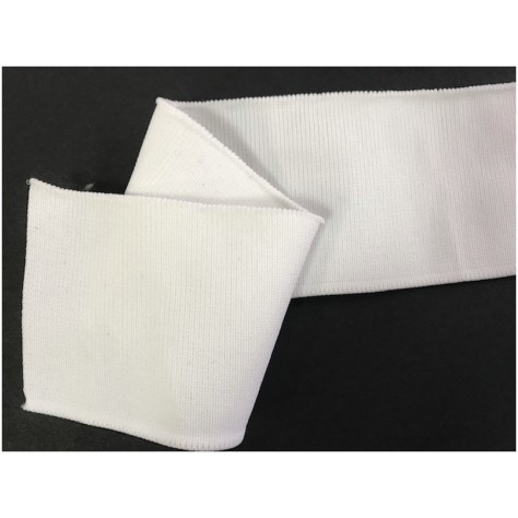 Bande De Tissu pour Bas de Blousons Et Manches, Tissu Maille Blanc Pour Poignée, et cols