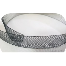 Crin Au Mètre Noir En 40 mm pour La Couture, Bande de Crinoline pour Renfot