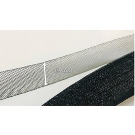 Crin Au Mètre Noir En 40 mm pour La Couture, Bande de Crinoline pour Renfot