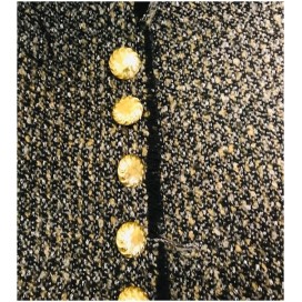 Bouton Doré Métal Style Chanel Couture Diamètre 27 mm.