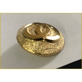 Bouton Doré  Style " Cartier " Couture Diamètre 25 mm.