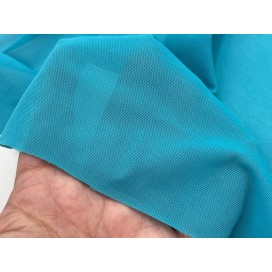 Tulle Elastique, Résille Lycra Turquoise au Mètre  Pour Justaucorps, Prix Dégressifs