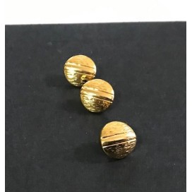 Bouton Doré Mètal Couture en Diamètre 14 mm