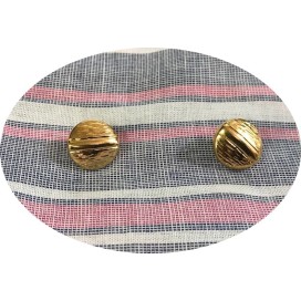 Bouton Doré Mètal Couture en Diamètre 14 mm