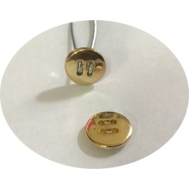 Bouton Doré Couture Diamètre 12 mm