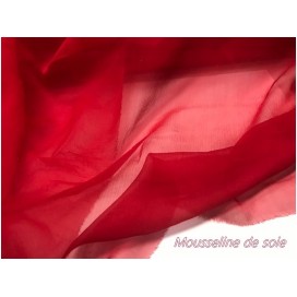 Tissu Mousseline De Soie Bleu Marine Couture  Au Mètre.