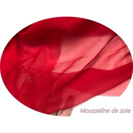 Tissu Mousseline De Soie Bleu Marine Couture  Au Mètre.