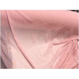 Tissu Tulle Résille plumetis Vieux Rose Lycra Au Mètre Pour Justaucorps, Et Lingerie