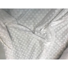 Tulle Résille plumetis Blanc Lycra Au Mètre Pour Justaucorps, Mariage Et Décorations