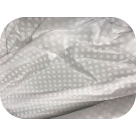 Tulle Résille plumetis Blanc Lycra Au Mètre Pour Justaucorps, Mariage Et Décorations