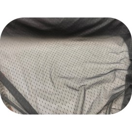 Tulle Plumetis Elasthanne Gris En Résille Au Mètre Pour Justaucorps.