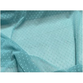 Tulle Plumetis Elasthanne Prune En Résille Au Mètre Pour Justaucorps.