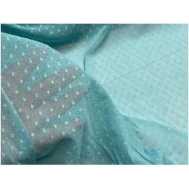 Tulle Plumetis Elasthanne Prune En Résille Au Mètre Pour Justaucorps.