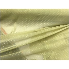 Tulle Plumetis Elasthanne  Jaune Anis  En Résille Au Mètre Pour Justaucorps.
