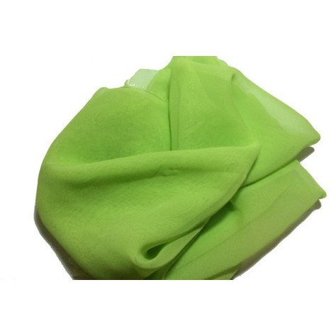 Coupon de 3 mètres De Tissu Mousseline Polyester Au Mètre Anis A coudre.